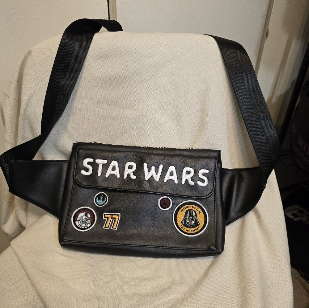 Star Wars Black Belt Bag with Patches